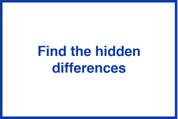 Find the Difference Challenge | August Edition