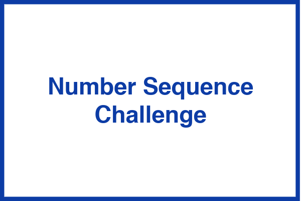 Riddle Challenge - Number Sequence