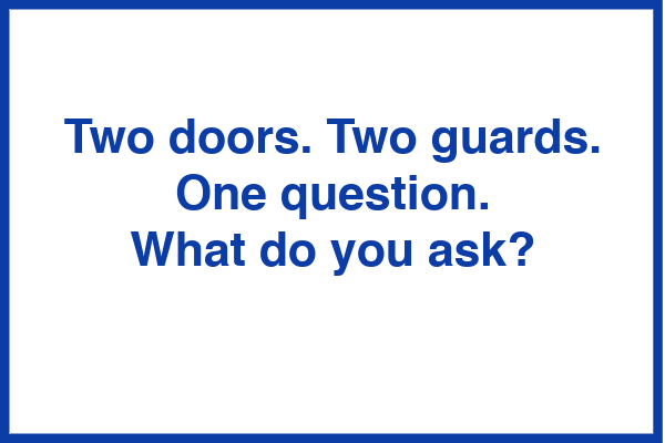 Riddle Challenge - Which Door