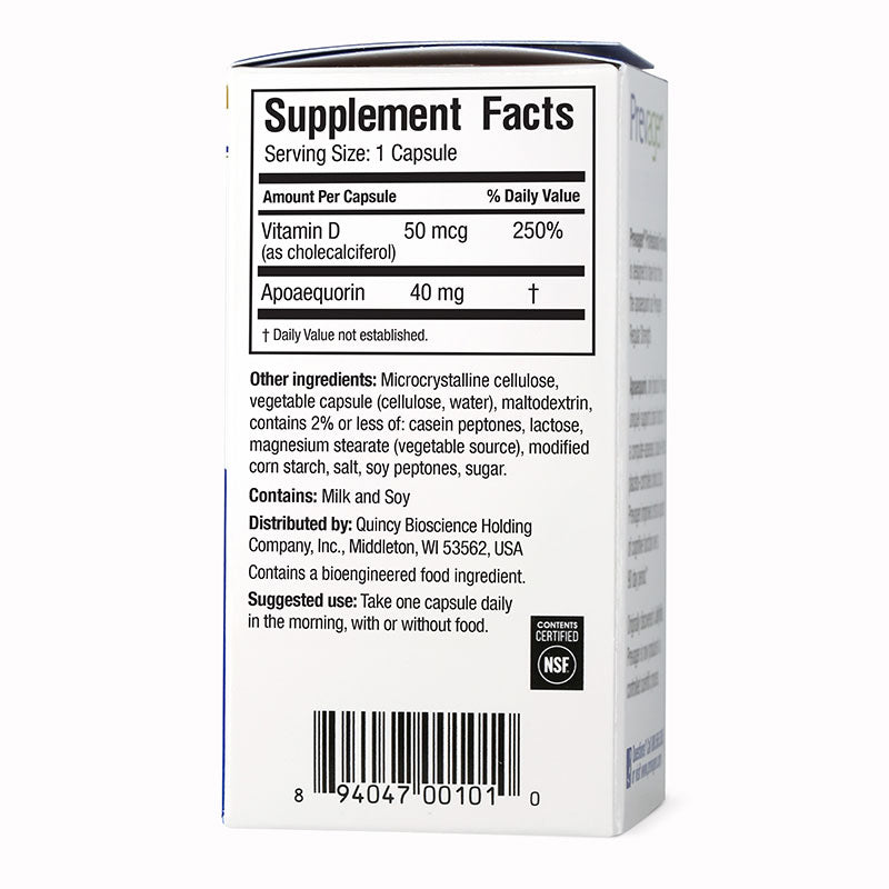 Cápsulas de fórmula profesional Prevagen® 40 mg, 30 unidades