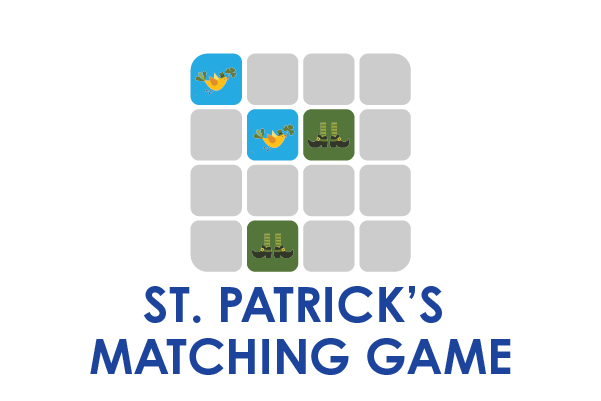 St. Patrick's Matching Game