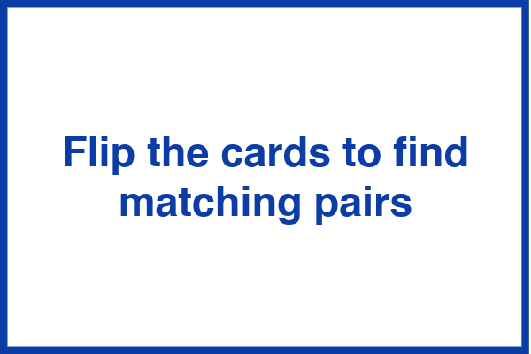 Flip & Match Challenge | August Edition