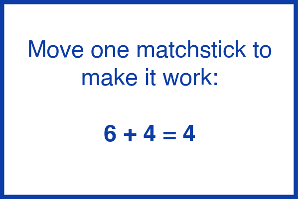Riddle Challenge - Matchstick