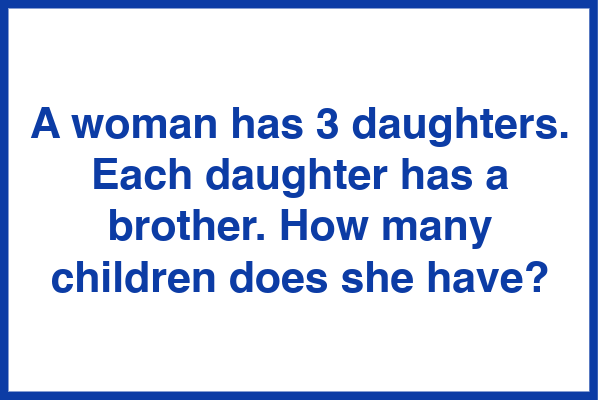 Riddle Challenge - Family Riddle
