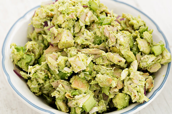 Chicken Salad With Avocado, Seeds and Berry Balsamic Dressing