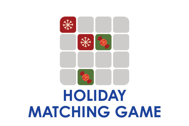 Holiday Matching Game