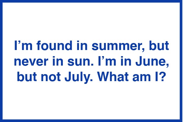 Riddle - What Am I?