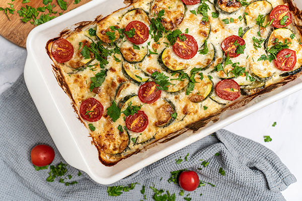 Tomato and Zucchini Bake