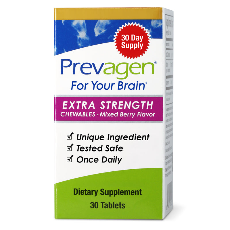 Prevagen® Extra Strength Berry Flavor Chewables ECE 20 mg, 30 unidades 