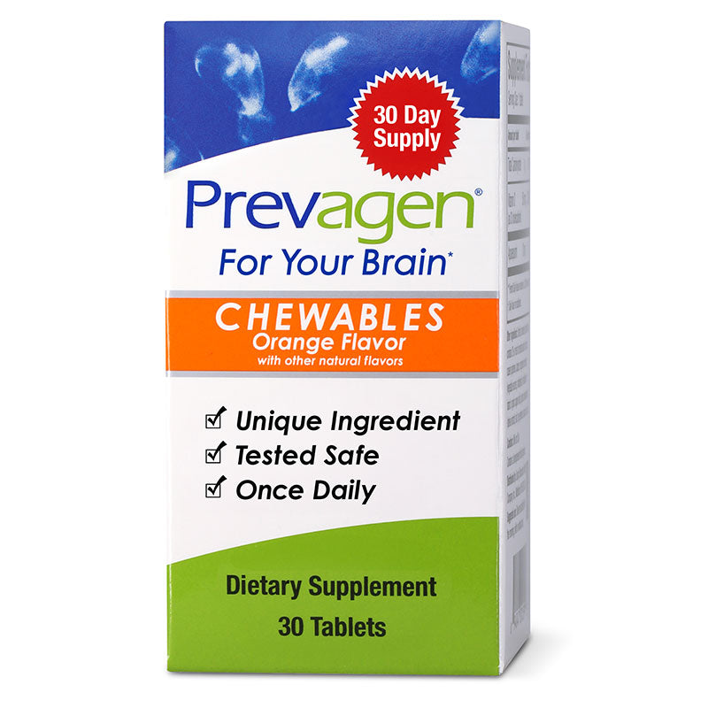 Prevagen Chewables - Orange Flavor Tablets - 30ct — Unique Ingredient, Tested Safe, Once Daily