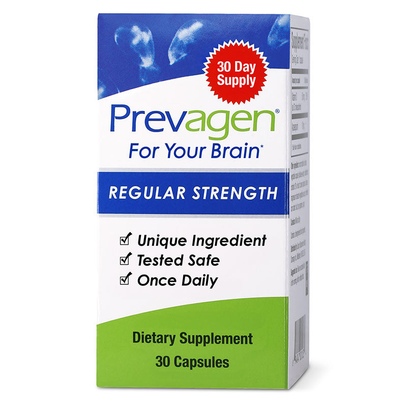 Prevagen Regular Strength - 30ct — Unique Ingredient, Tested Safe, Once Daily