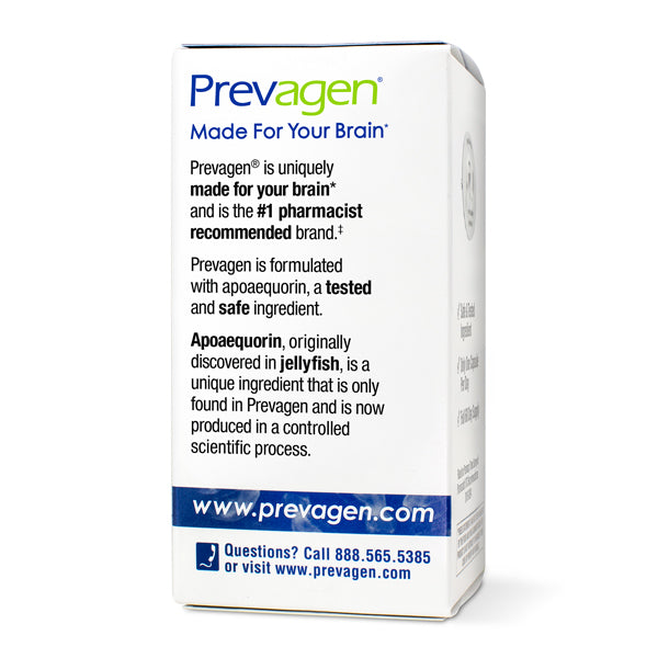 Prevagen® Cápsulas de concentración regular 10 mg, 60 unidades 