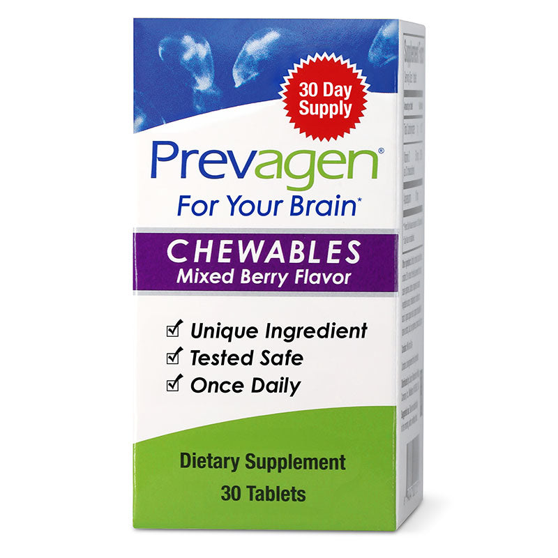 Prevagen Chewables - Mixed Berry Tablets - 30ct — Unique Ingredient, Tested Safe, Once Daily